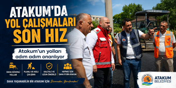 Atakum’da yol çalışmaları son hız Atakum’un yolları adım adım onarılıyor